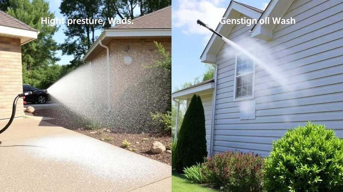 Soft Washing vs. Pressure Washing: Which You Need
